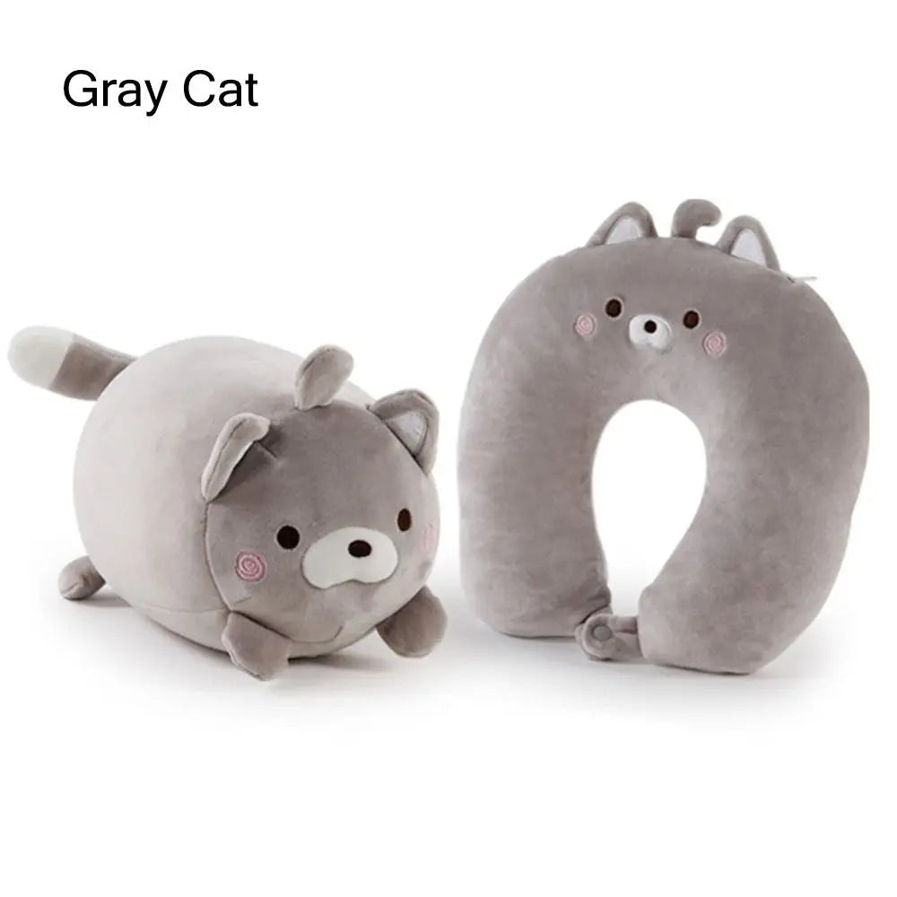 Cute Healthcare Cervical Changable Multifunctional Penguin Whale U Shaped Travel Pillow Fluffy Pillows Protection Neck