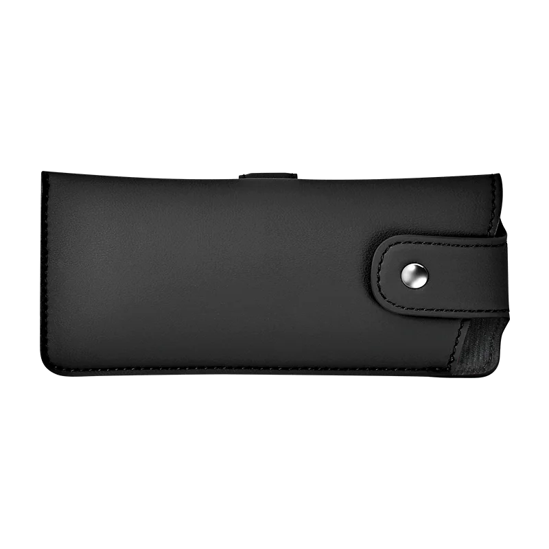 Car Sunglasses Case Creative Magnetic Snap Button Car Sunglasses Holder Sun Visor Storage Clip Multifunctional Box for Auto
