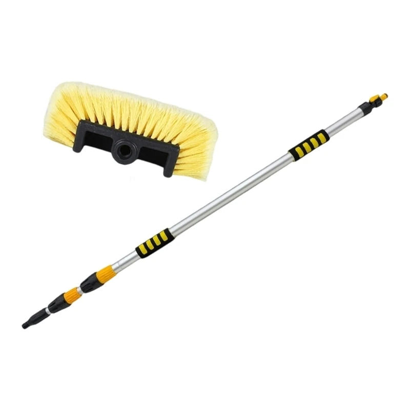 28GC Aluminum Alloy Cleaning Brush With Water Sprayer For Car Bike And Home Use Telescopic Handle Cleaning Mop