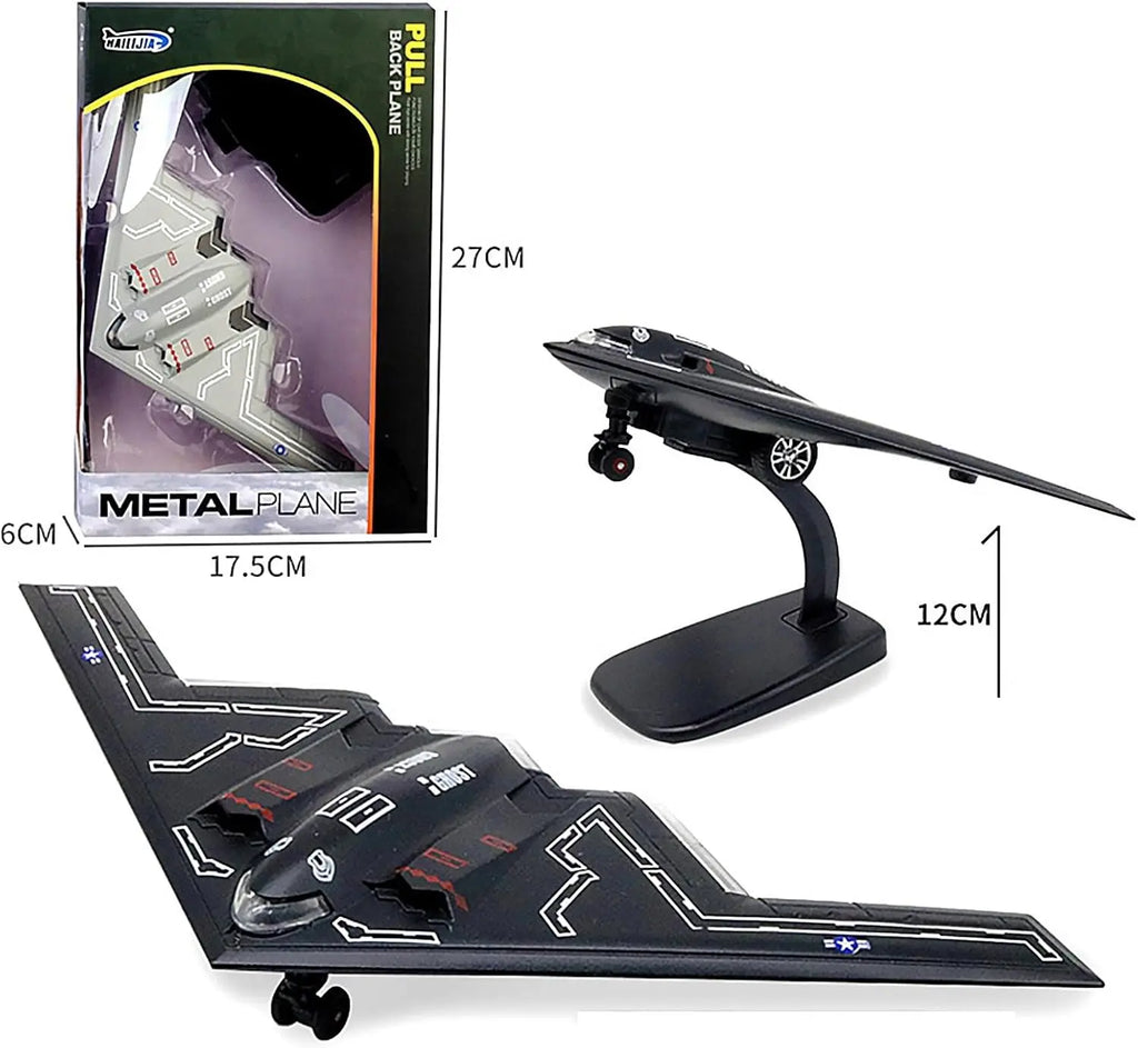 1/200 B-2A Metal Bomber Model Kits with Stand Stealth and Strategic Bomber Diecast Alloy Airplane Model Aircraft Collection