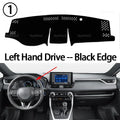 Auto Dashboard Cover Dash Mat Board Pad Carpet Dashmat Anti-UV Mats For Toyota RAV4 XA50 2019 2020 2021 2022 2023 2024