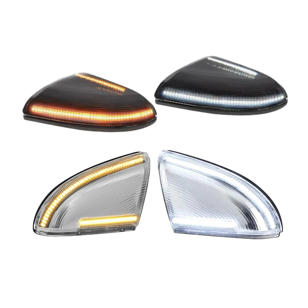 12V 2Pcs Sequential Side Marker Mirror Indicator Light LED Dynamic Turn Signal Blinker  For Dodge Ram 1500/2500/3500 2009-2018