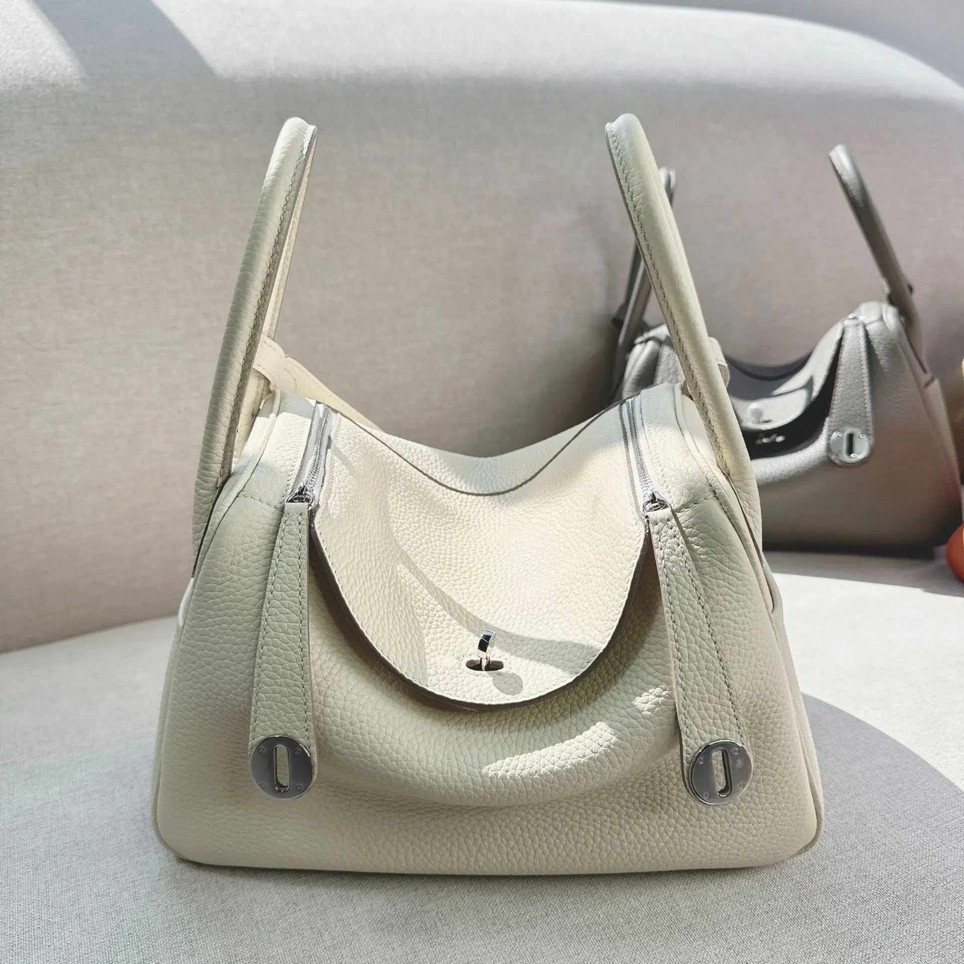 Genuine Leather Lindy Bag For Women TOGO Top Layer Cowhide Handbag Luxury Shoulder Tote Bag Commute