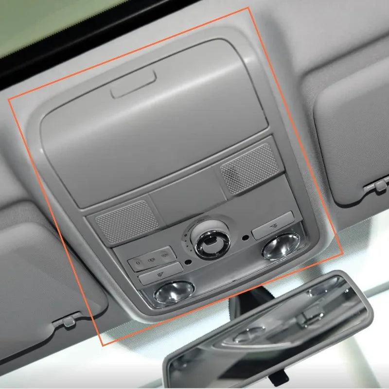 Center Glasses Box Sunglasses Eyeglasses Container Cover Gray beige black for VW Passat 2011-2018 56D868837A 56D 868 837A
