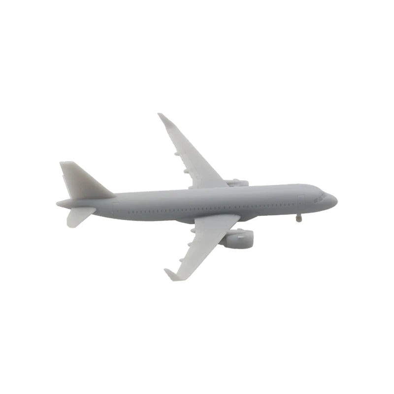 5PCS Multiple Scale A320neo Airliner Model 1/2000 1/1500 1/700 1/400 Static Aircraft w Landing Gear for DIY Building Decoration