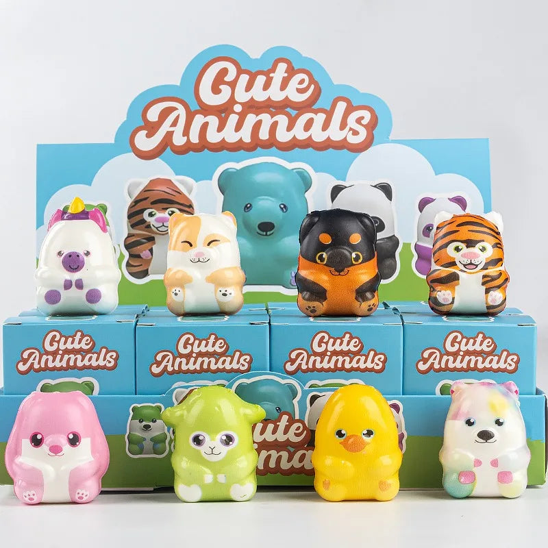 Soft Squishy Slow Rising Food Toy Blind Box Collectible Figures for Kids Stress Relief Gift