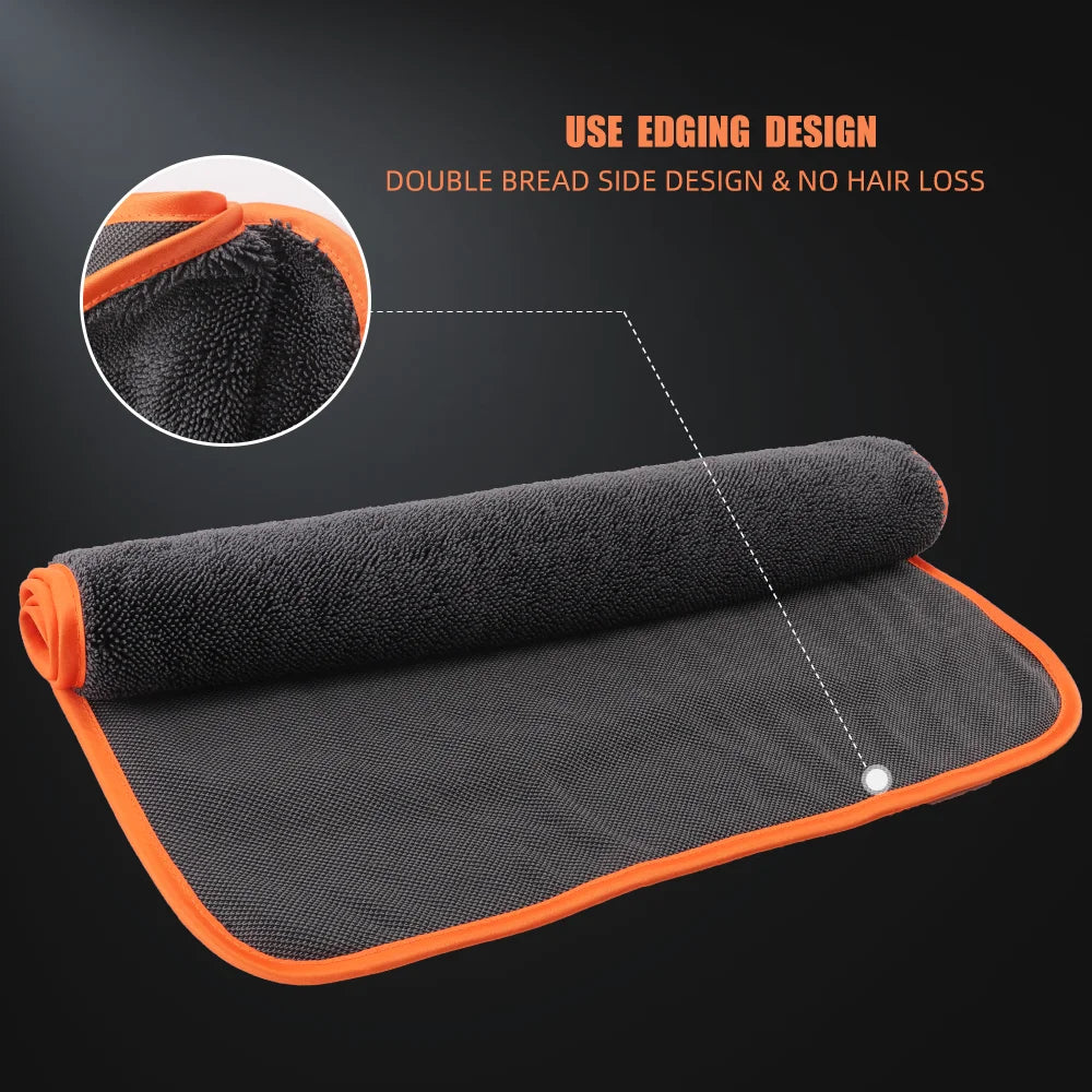 SPTA MT040 600GSM Microfiber Drying Towels Car Wash Microfiber Towel Car Care Auto Cleaning Drying Cloth