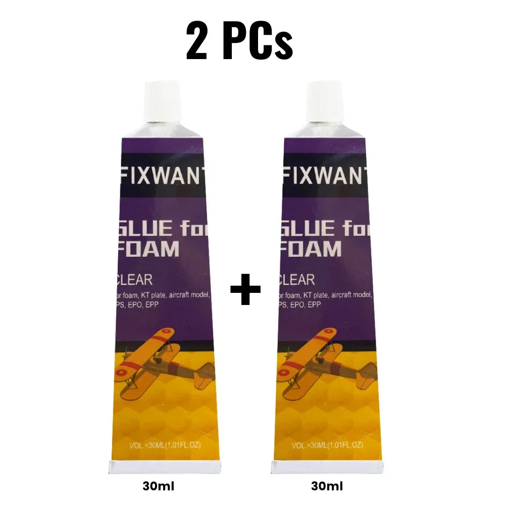 High-Strength Foam Glue for Waterproof Bonding Sponge Aircraft Model Wood Metal EPS EPO EPP Adhesive and More
