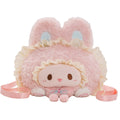 Sweet Lolita Style Plush Bunny Backpack Cute Pink Fluffy Rabbit Shoulder Bag for Girls