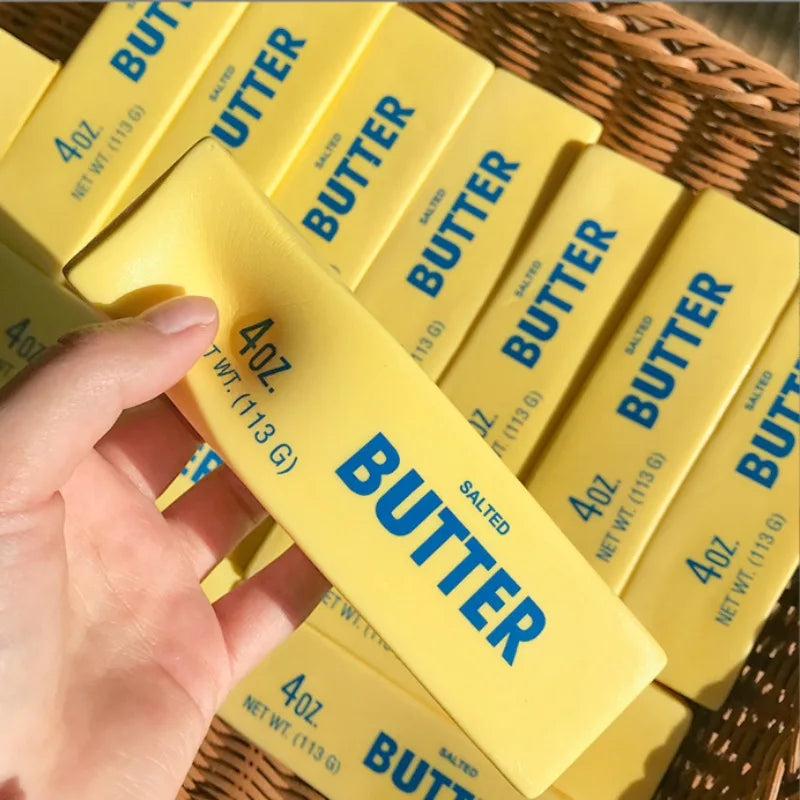 23cm Large Butter Stick Soft Toy with Slow Rebound for Decompression Squeezing Toy for Pressure Release Hand Relaxation Gift Toy
