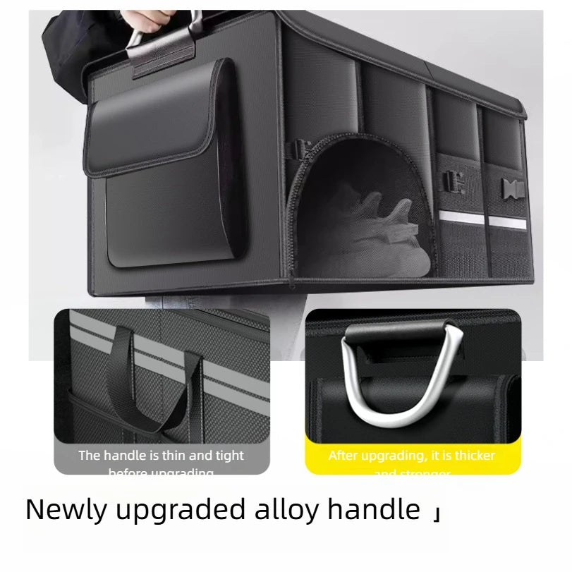 Car Trunk Storage Box Car Storage Box Car Interior Supplies Trunk Sorting Shoe Storage Artifact