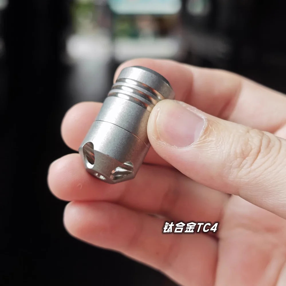 EDC Titanium Ultem Imported PEI Portable Sealed Waterproof Container Capsule Bottle Can Medicine Box Storage Tank EDC Tools