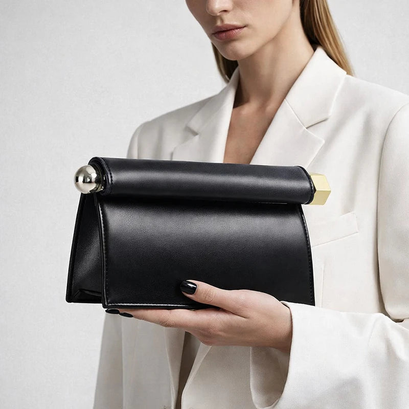 Luxury Designer Handbag for Women New Fashion Take-out Clutch with Metal Dreses Purses Prom Bag for Ladies Crossbody Bag