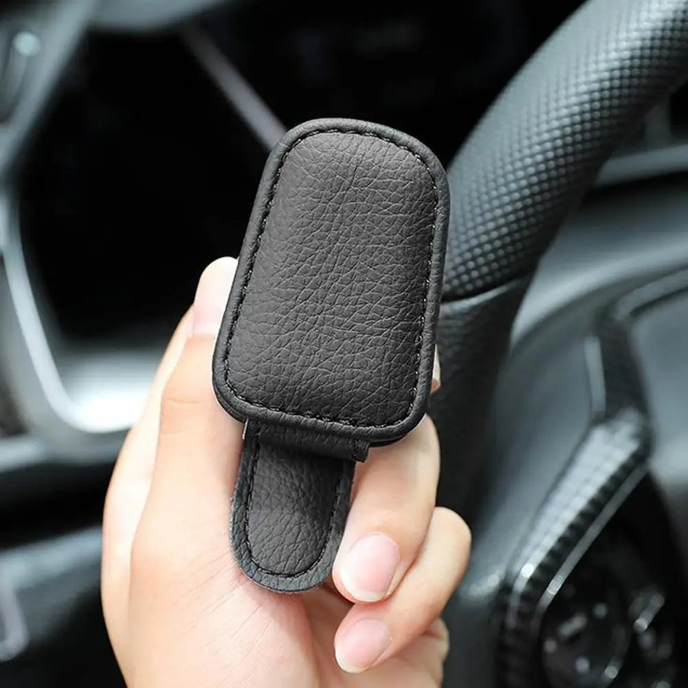 Car Sun Visor Glasses Case Holder Sunglasses Clip Ticket Card Clip Multifunction Portable Clip Auto Interior Accessories