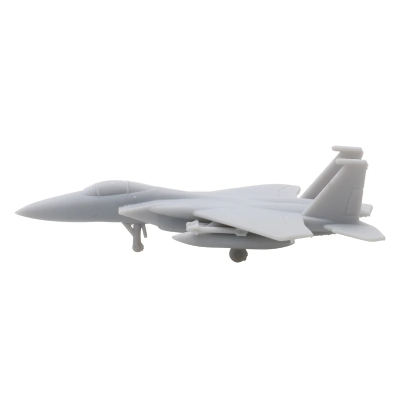 5PCS 1/2000 1/700 1/350 Scale Model Fighter Aircraft F-15C Eagle Fighting Aeroplane with Length 8mm/28mm/56mm for DIY Hobby