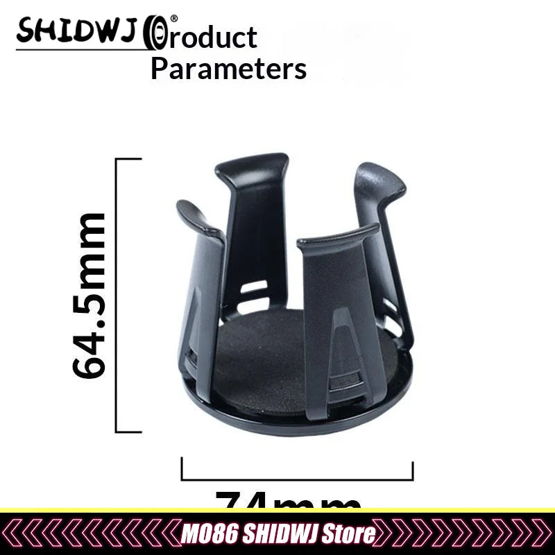 1/2Pcs Car Beverage Holder Adhesive Cup Storage Rack Car Cup Bottle Holder Multifunction Drink Rack Auto Accessories Black