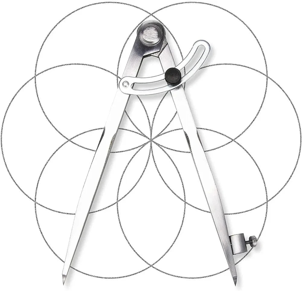 Woodworking Compass Drawing Carpenter Compass 100MM-300MM Circular Marking Tool Design Layout Tool for Geometry Drawing Drafting