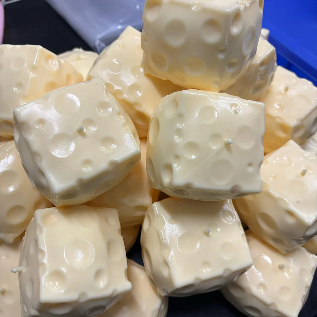 Squeak Cheese Cube Stress Ball Big Cheese Shapeable Squeeze Ball Fidget Toy Squeeze Toys ASMR Sensory Anti-Stress Festival Gift