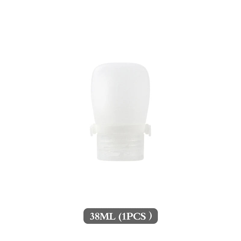Silicone Travel Bottles Leak Proof Squeezable Refillable Containers Cosmetic Tube for Lotion Soap Liquids Bottling 30/60/90ml