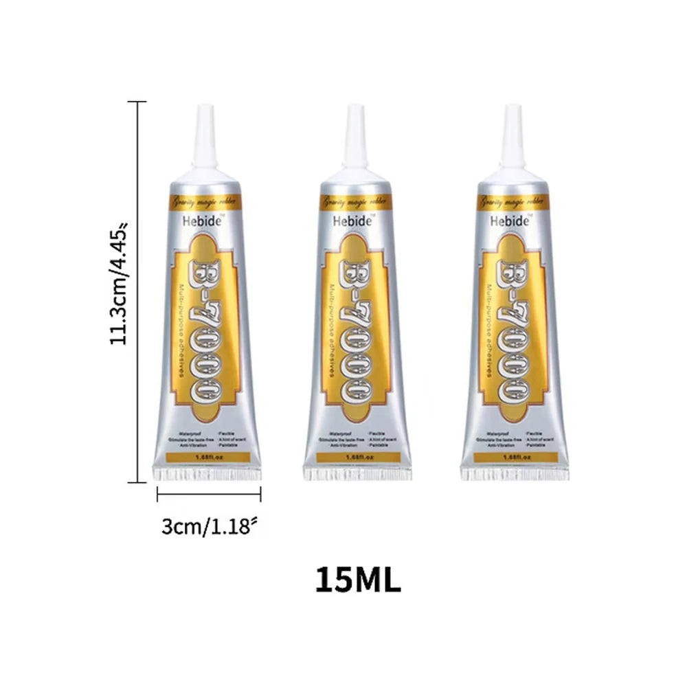 15/25/50/110ML B-7000 Glue Safety Materials Upgraded Clear Contact Phone Repair Universal Glass Plastic DIY B7000 Adhesive