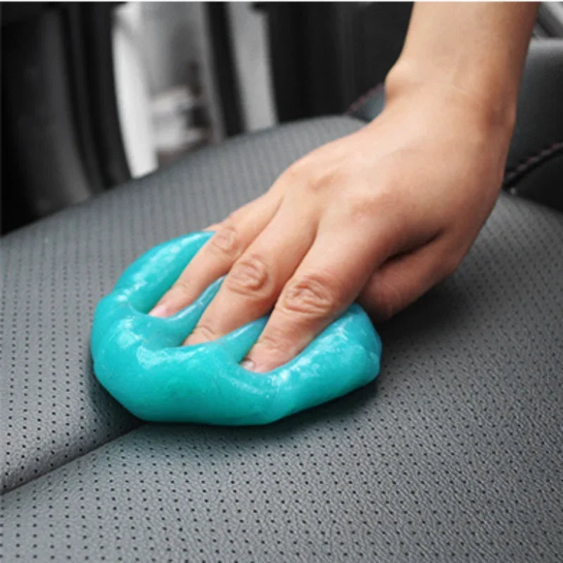 Car Cleaner Gel Dust Cleaning Slime for Dashboard Air Vents & Keyboard 1/2pcs of Reusable Multifunctional Goo