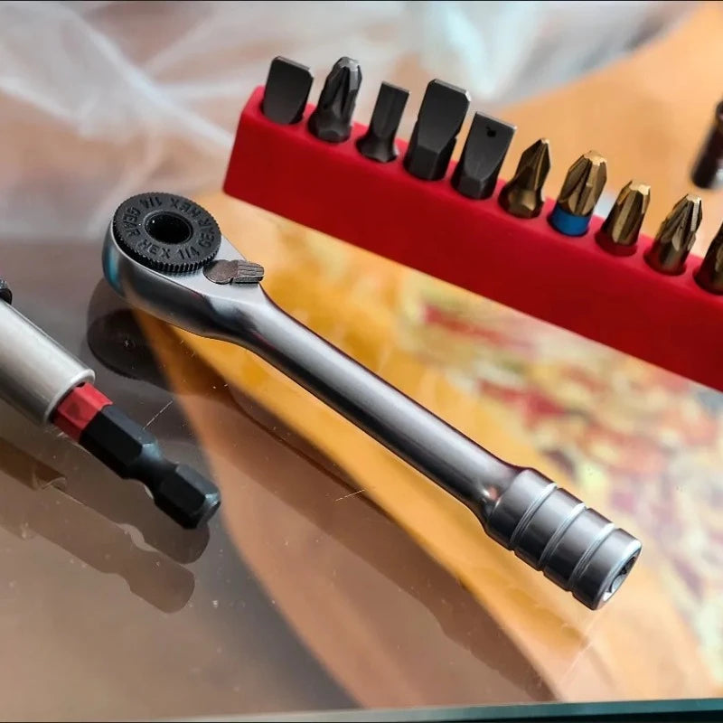Mini Ratchet Socket Small Repair and Installation Tool  Bicycle Repair Tool  Lightweight and Easy To Carry
