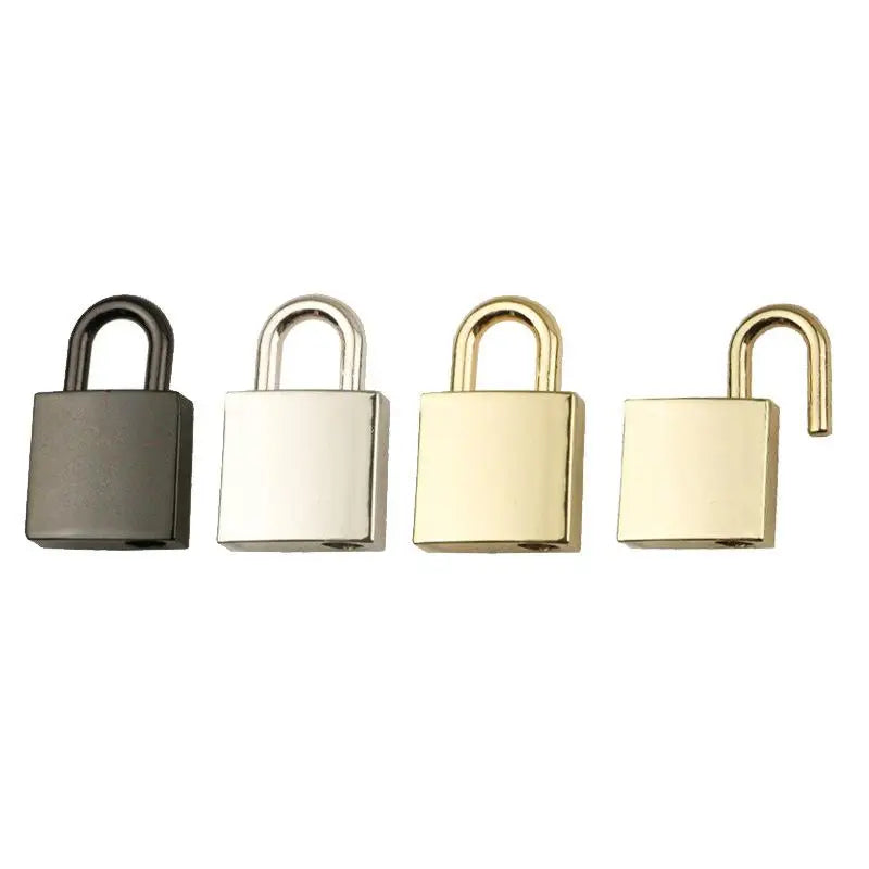 Portable Mini Metal Padlock Durable Anti-Theft Luggage Lock with Keys for School Locker Travel Baggage Storage Box