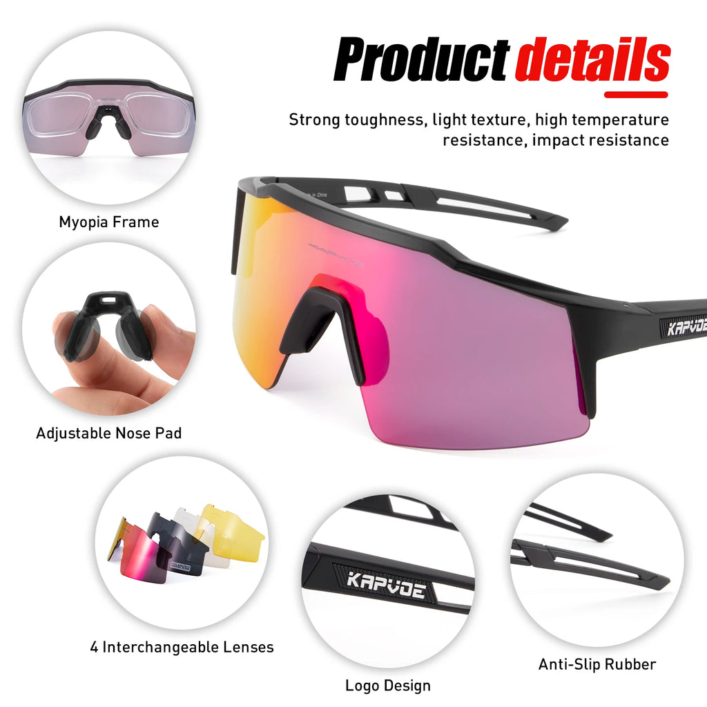 Men Women Lightweight Climbing Hiking Sunglasses Polarized Cycling Glasses Sport Goggles Fishing Running Skiing Cycling Eyewear