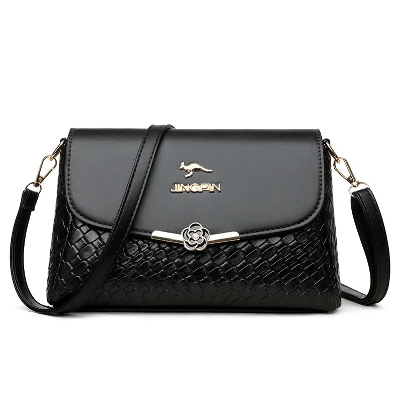 2025 New Design Women Crossbody Bag Large Capacity Genuine Leather Texture Phone Cosmetics Wallet Stylish Shoulder Bag for Women