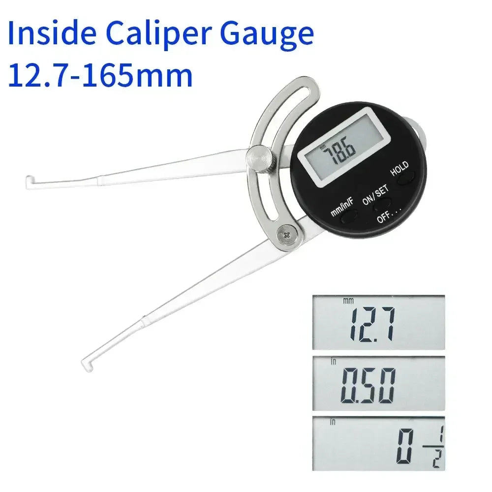 SHANHR Digital Inside Outside Caliper Gauge Fraction/mm/in Inside Digital Caliper Gauge For Woodworking