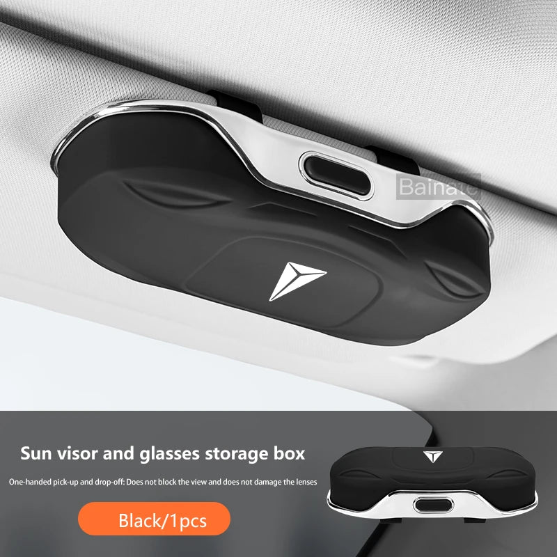 For Deepal S07 S7 SL03 2023 2024 2025 2026 Portable Car Visor Sunglasses Glasses Case Glasses Holder Clip Box Car Lenses Holder