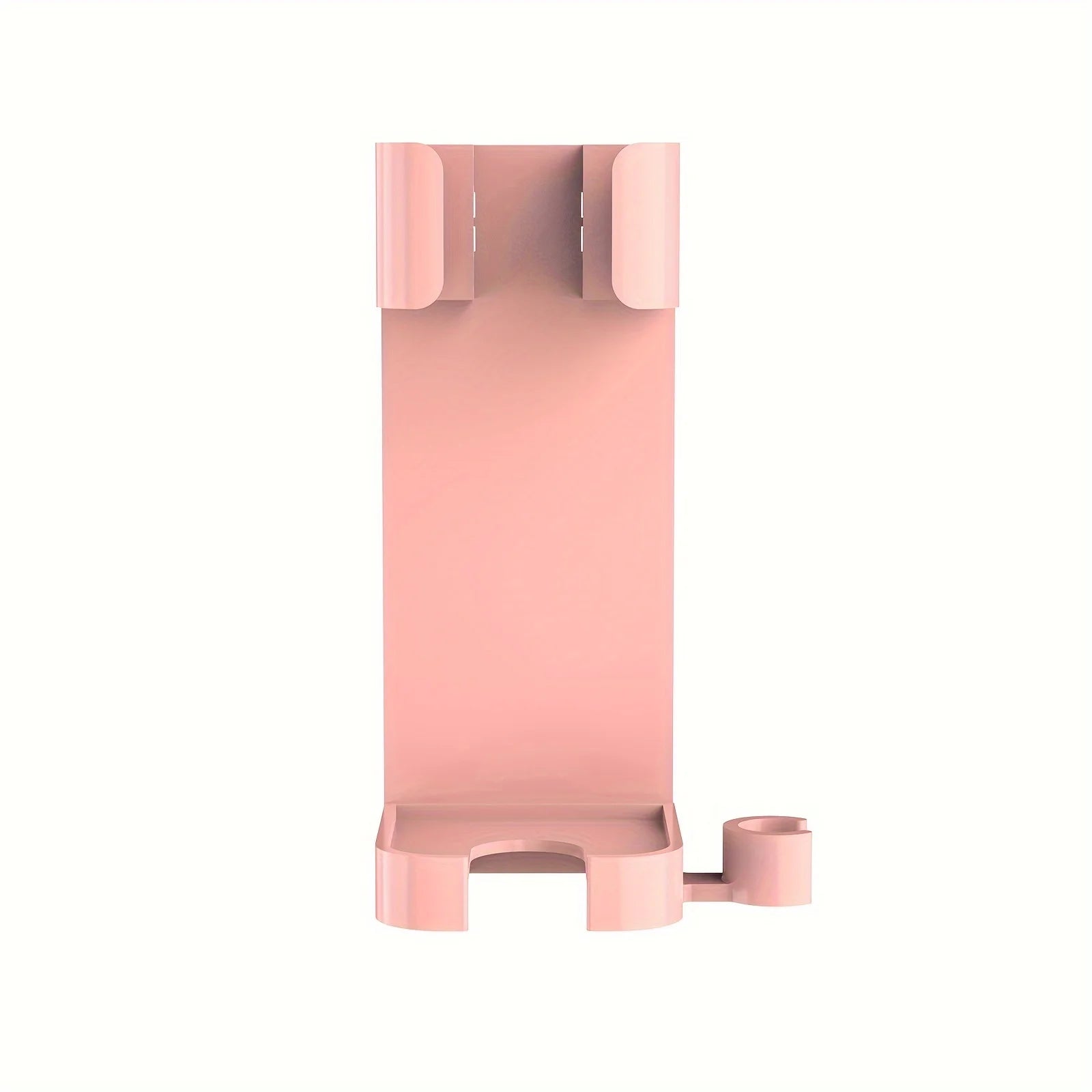 1pc universal wall bracket, plastic storage rack for styling tools and hair dryers, bathroom storage space with cable management