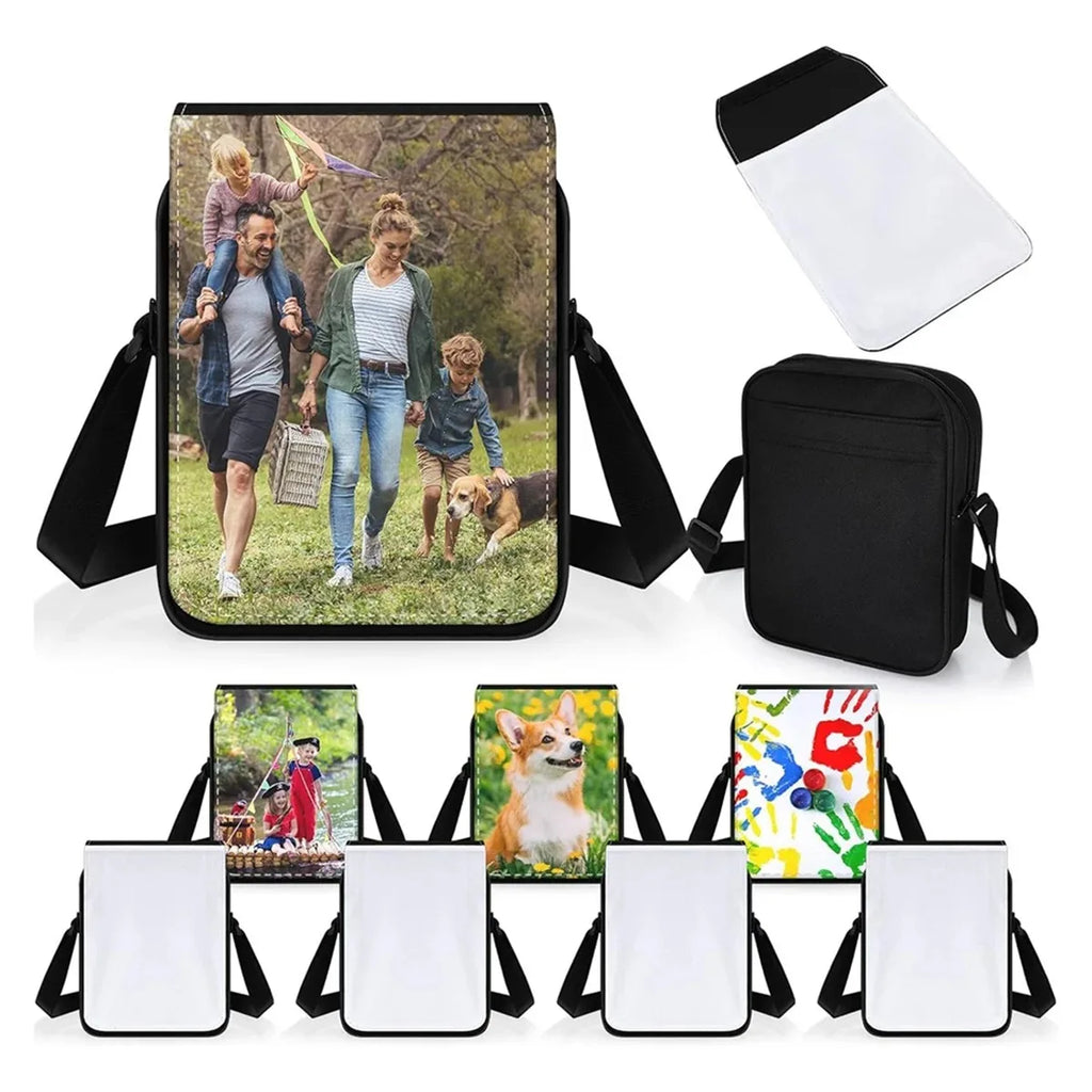 Custom Photo High Quality Crossbody Bag Personalized Name Logo Printing Wallet Purse Mobile Phone Bag for Boy Girl Creative Gift
