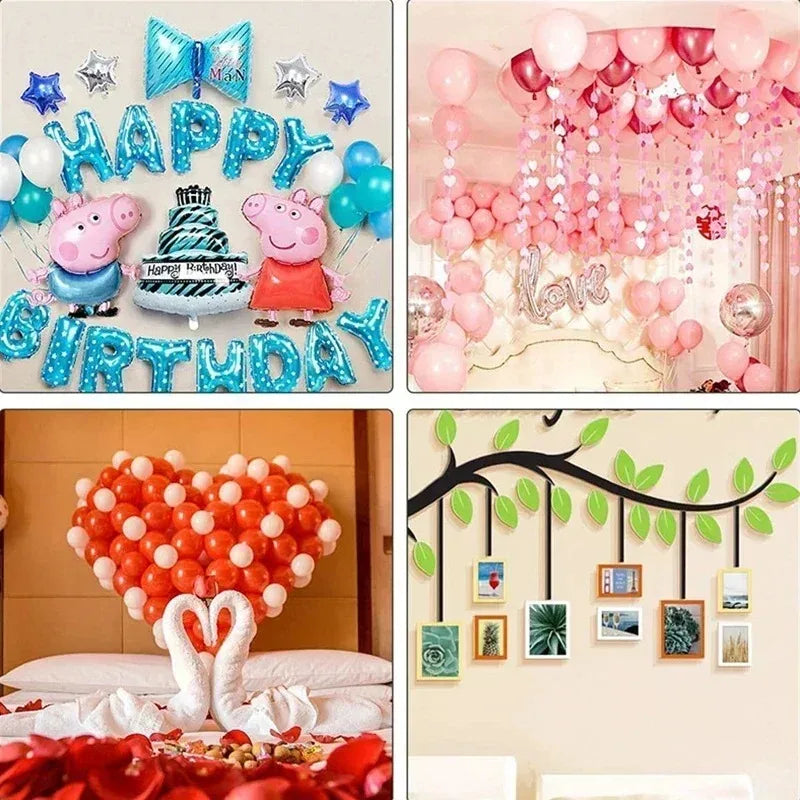 100/500/1000/2000PCS Self Adhesive Heel Anti Drop Sticker Ballon Dot Birthday Wedding Party Balloons Glue Sticker Balloons Stand