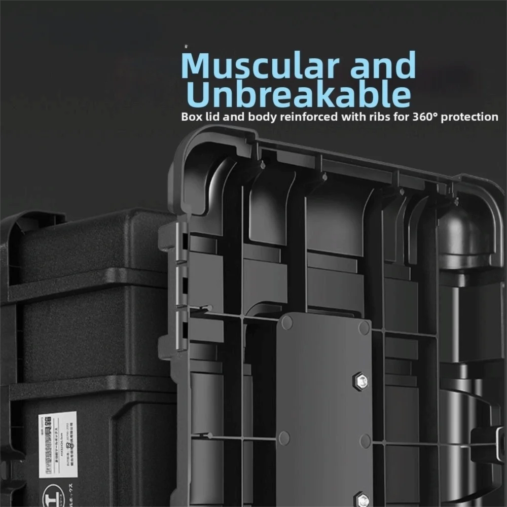 Portable Toolbox Storage Box 22 Inch Large Capacity Suitcases Hardware Parts Box Multi-function Tool Organizer Garage Workshop