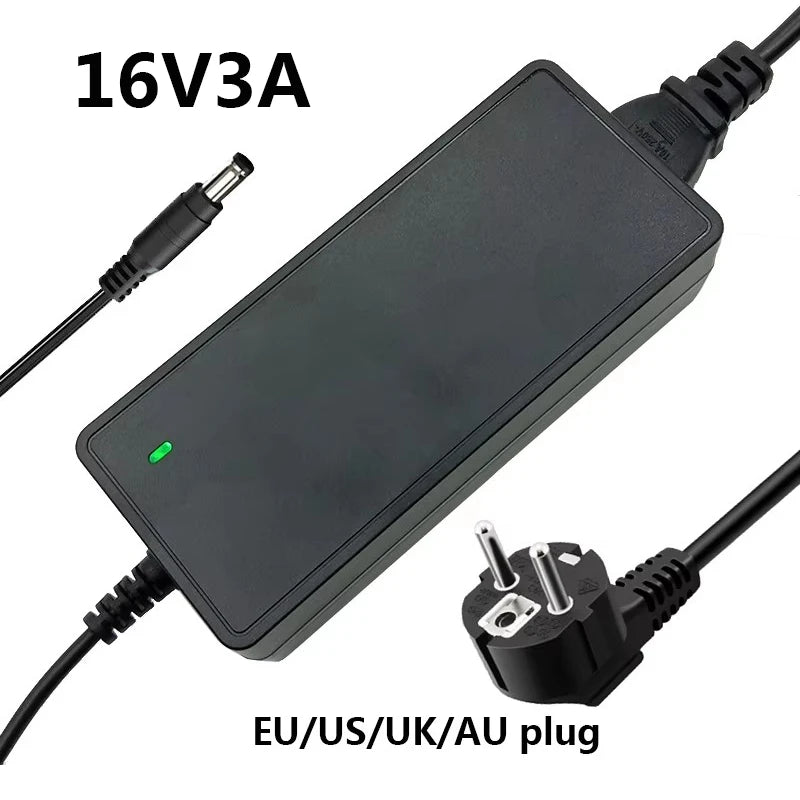 16 Volt AC DC 16v 3a Power Supply 16v Source 16v Transformer AC to DC Converter Adapter 16v UK Plug Power Source 16 Volts AU US