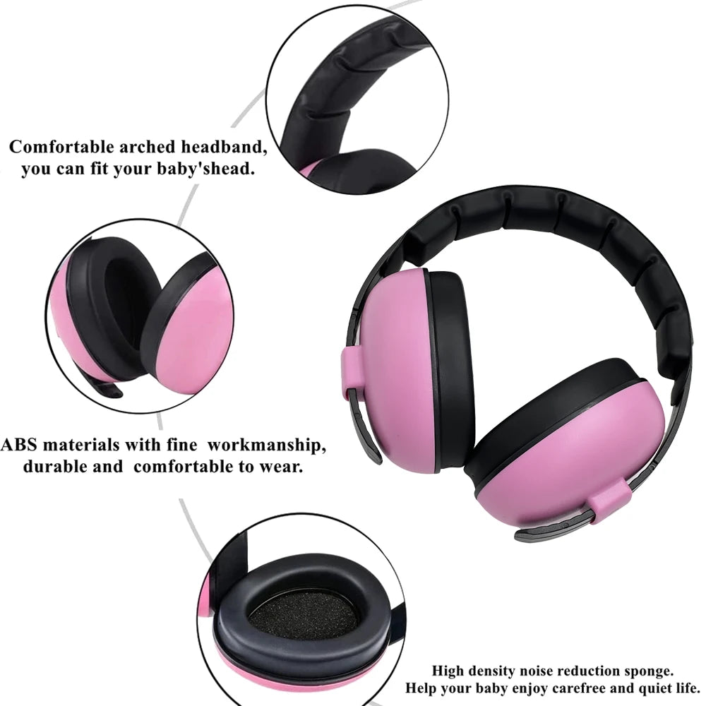 1pc Baby Ears Protection Anti Noise Child Earmuff Children Sleep Ear Stretcher Headphones Sleeping Earplugs