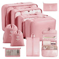 11Pcs Travel Packing Cubes Set Waterproof Luggage Organizer Drawstring Storage Bags for Clothes Shoes Underwear Cosmetic