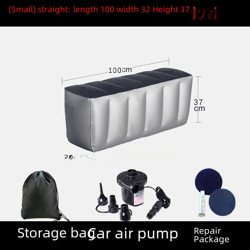 Inflatable Car Bed For Travel Suitable For Sedans Suvs Business Vehicles Rear Seat Sleeping Pad Footrest Filling Pad