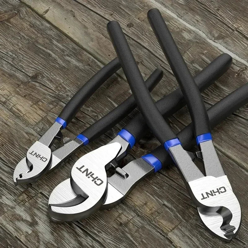 Insulated Cable Cutter Wire Stripper Electrician Shears Pliers Scissors Cutting Tools Manual 6/8/10 Inch Stranding Pliers