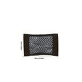 1pc Universal Car Storage Bag Double Mesh Trunk Storage Net, Car Built-in Storage Bag, Car Fixed Net