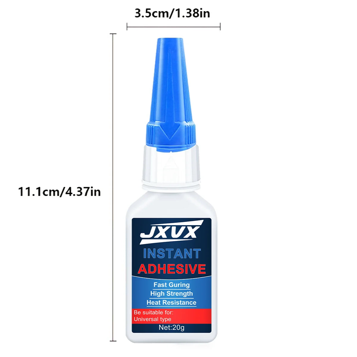 5/7Pcs 20g Super Glue Instant Quick-drying Cyanoacrylate 502 Adhesive Leather Rubber Wood Metal Strong Bond Liquid Glue Tool
