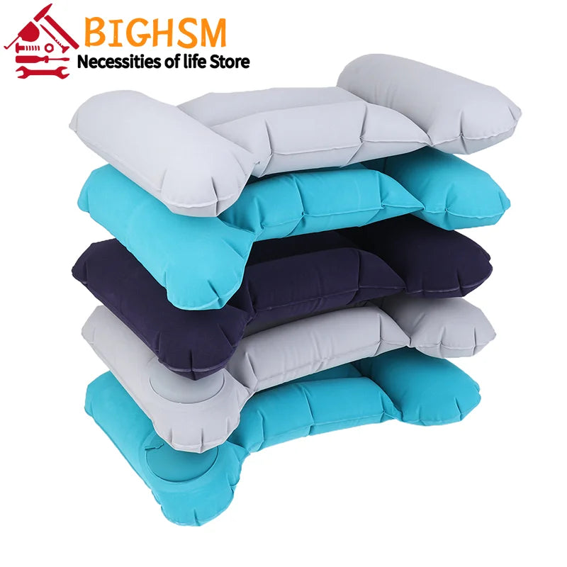 Inflatable Travel Nursing Waist Pillow, Blow Up Lumbar Body Back Support Pillow For Airplane Long Flight Journey Travel Airplane