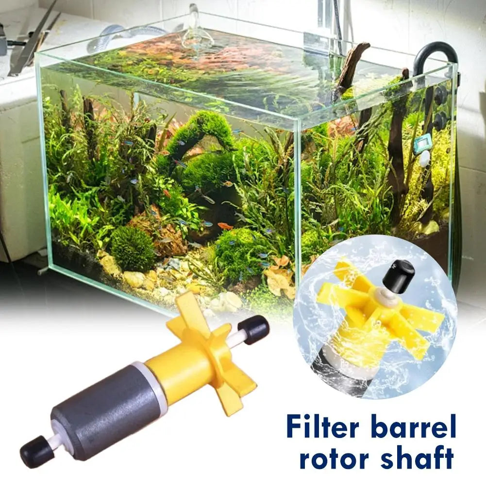 Filter Drum Rotor Shaft HW302/303/304 Plastic Fish Tank Water Tank Filter Shaft Wear-resistant Water Tank Filter Accessories