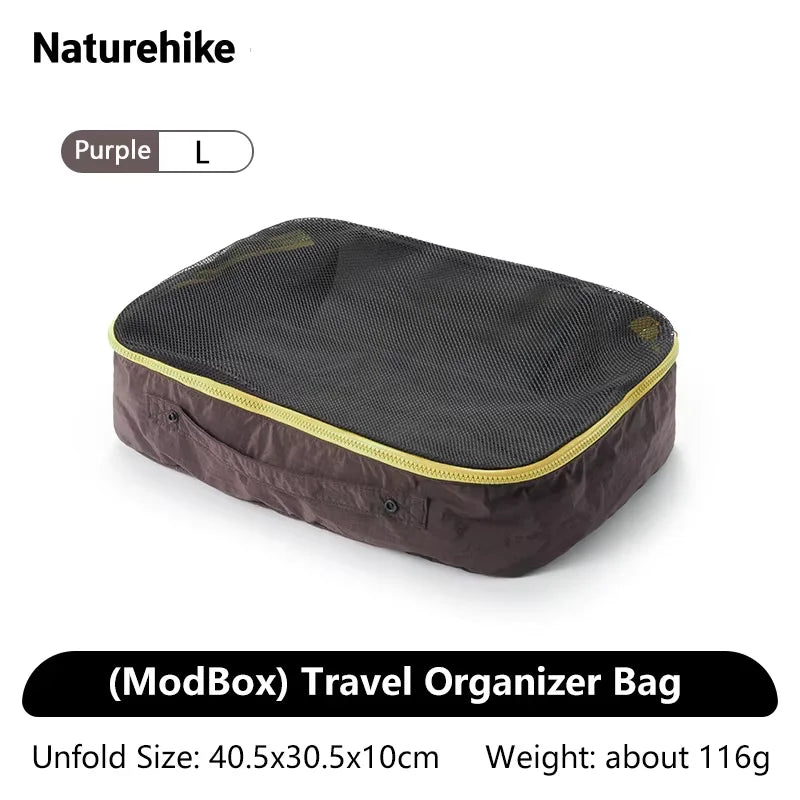 Naturehike ModBox Travel Storage Bag Portable Outdoor Camping Business Trip Suitcase Clothing Separator Makeup Organizer Bags