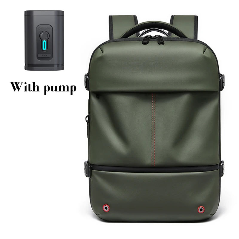 Travel casual Backpack 16 inch vacuum compression Laptop Backpack USB charging school Backpack Extended Hiking Business backpack