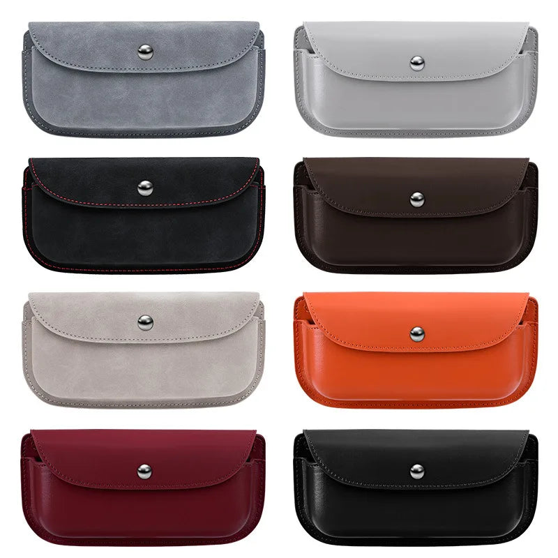 Car-mounted Glasses Holder - Car Sunshade Cover Storage Bag Holder - Car-mounted Glasses Frame Personalized Interior Hanging Box