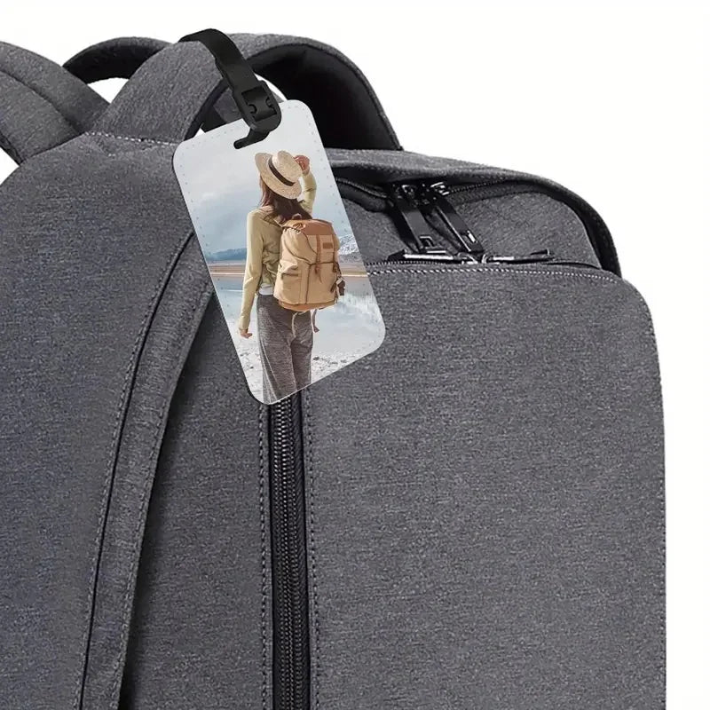 Customized Simple And Romantic Luggage Tags With Pictures Gifts For Family And Friends When Traveling Customized Luggage Tags