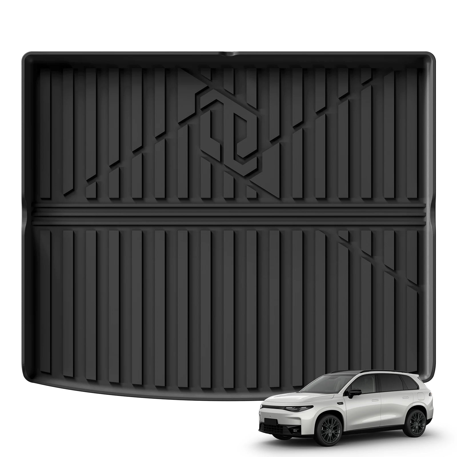 LUCKEASY for Leapmotor C10 2024-2025 Car Floor Mats Cargo Liner Accessories Foot Pad Protective Mat Only Fit Right Rudder