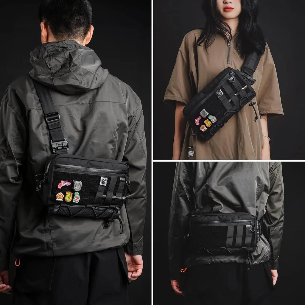 Tactical Geek Cache L3 EDC Sling Bag Chest, Lightweight Shoulder Daypack